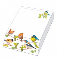 Garden birds note-pad