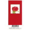 MARQUE PAGE MAGNETIQUE ROSE ROUGE SUR TIGE