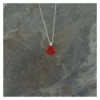 PENDENTIF ROSE AV CHAINE